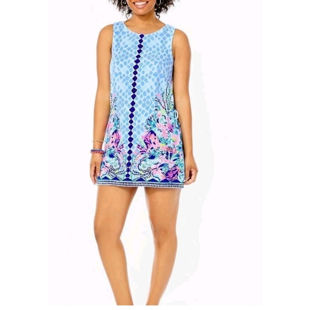 Lilly Pulitzer Donna Romper Multi Hidden Treasure Size 4 - Picture 7 of 7